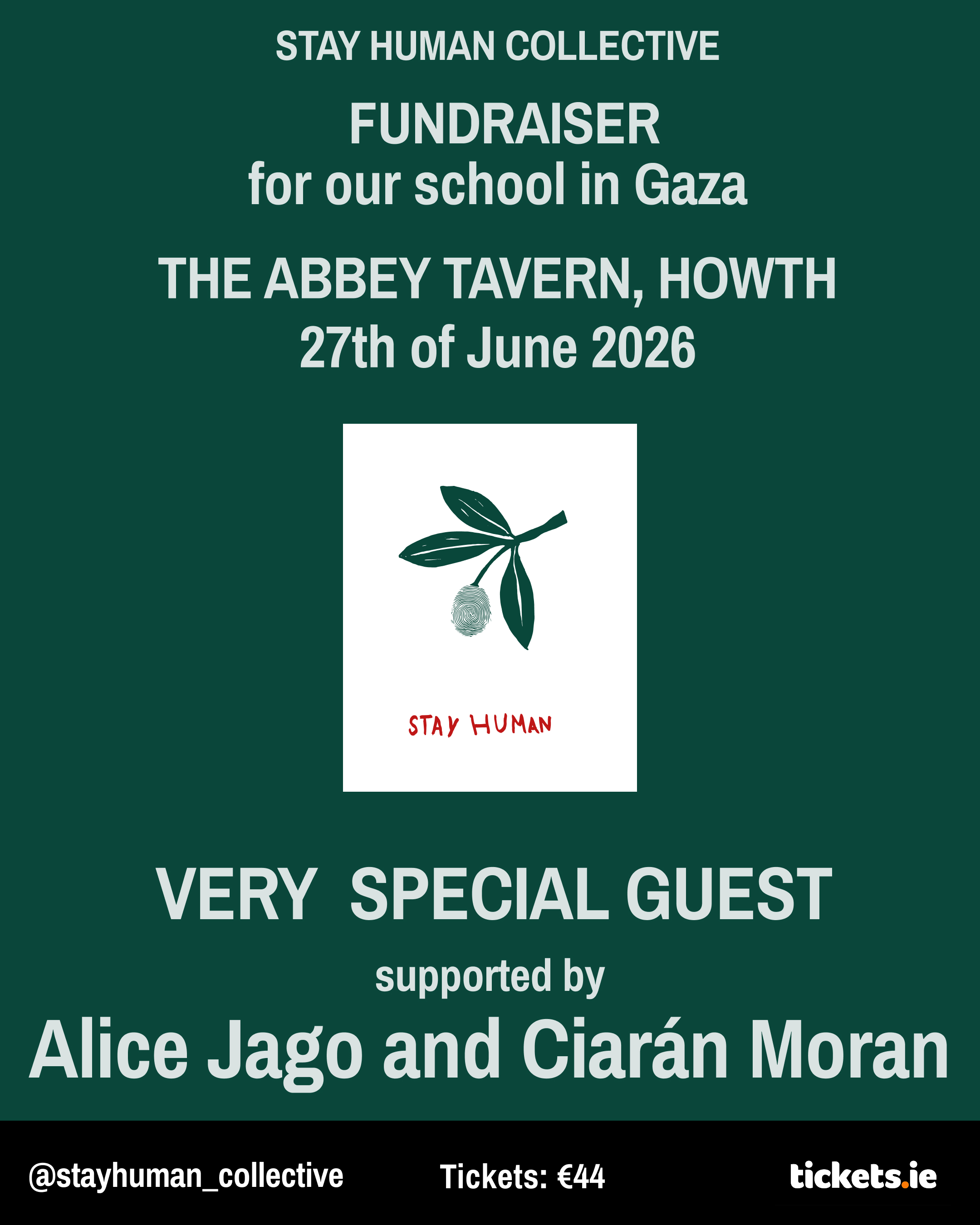 Fundraising Concert in Abbey Tavern, Howth